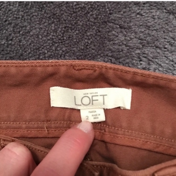 LOFT New Brown Skinny Jeans 2/27” - Picture 4 of 5